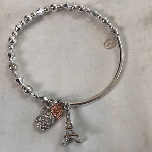 3/$20 JJ Charm Bracelet with 2 Charms.